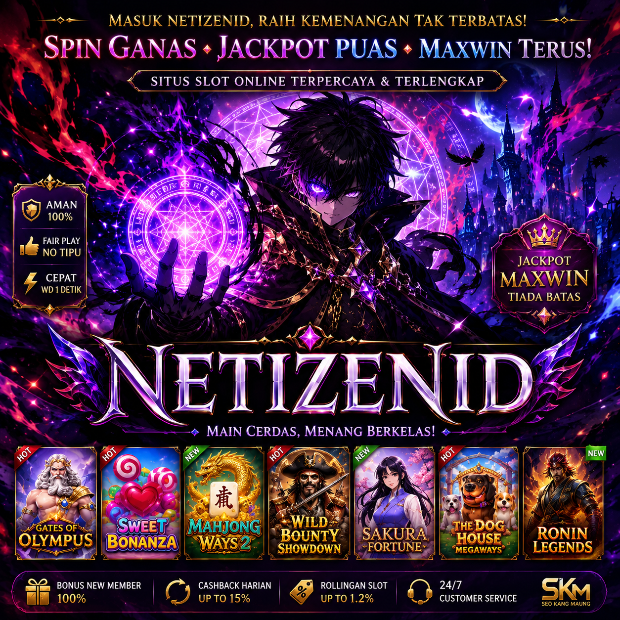 NETIZENID >> JANGAN CUMA LIHAT JACKPOTNYA! MASUK DAN RASAKAN SENDIRI SENSASI GAME GACOR TERKINI! by Hey siriusly